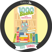 1000 Books | 100 Things To Do Before Kindergarten Badge