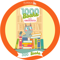 1000 Books 300 Books Badge