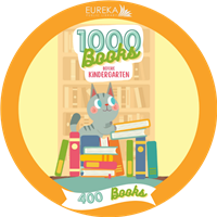 1000 Books 400 Books Badge