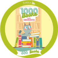 1000 Books 600 Books Badge