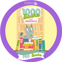 1000 Books 900 Books Badge