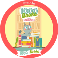 1000 Books Certificate Badge